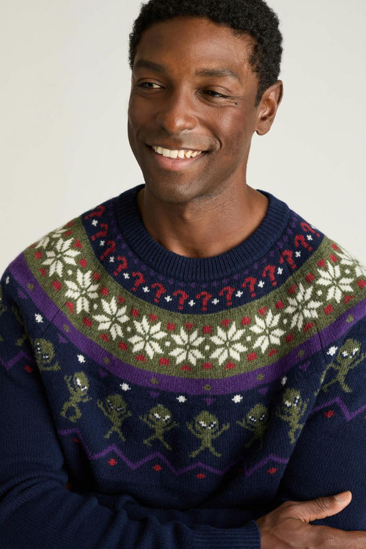 Phone Home Fair Isle Sweater