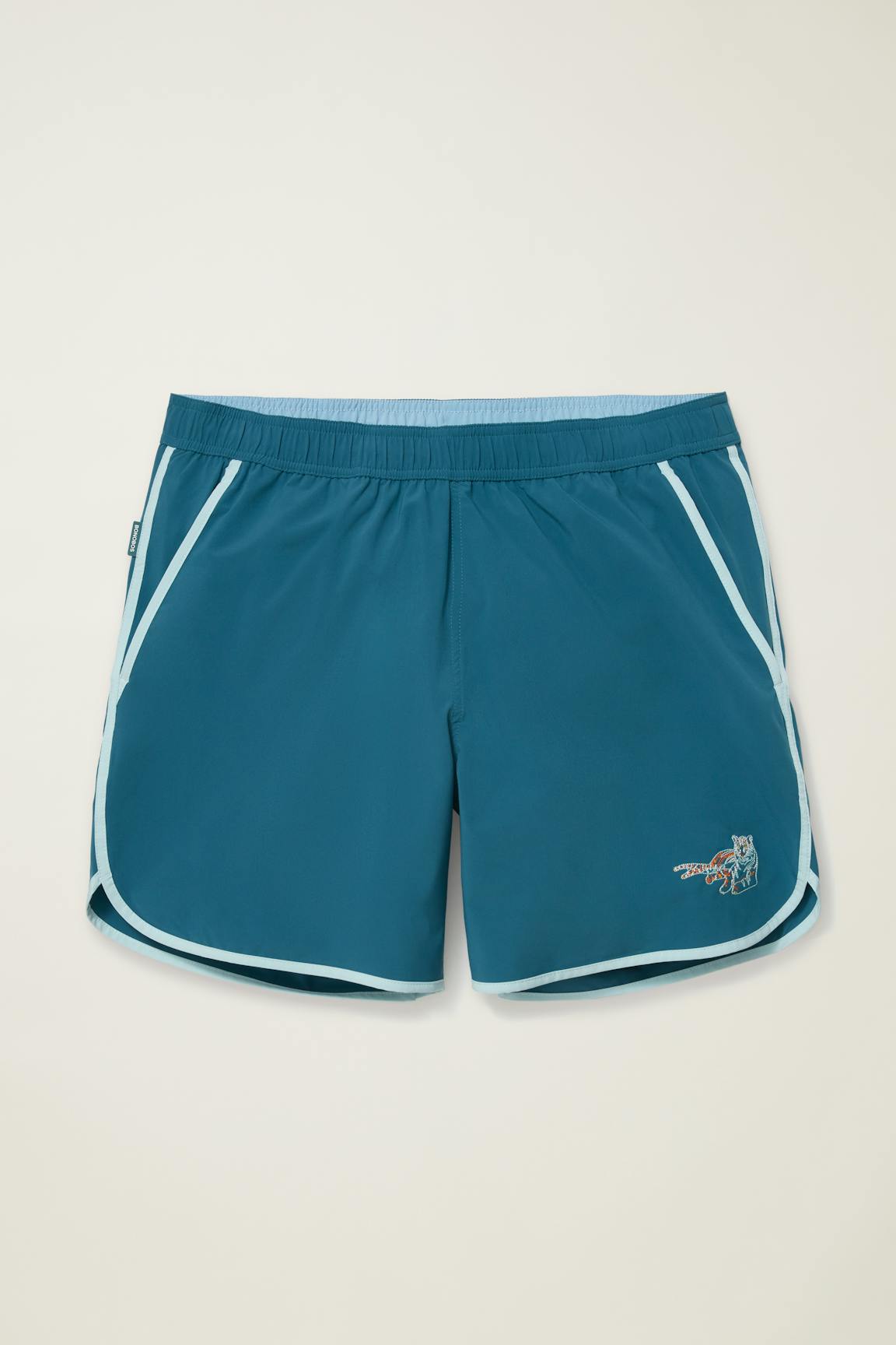 Throwback Swim Trunks