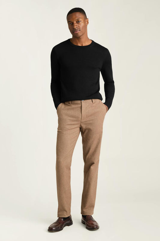 Brushed Herringbone Chino