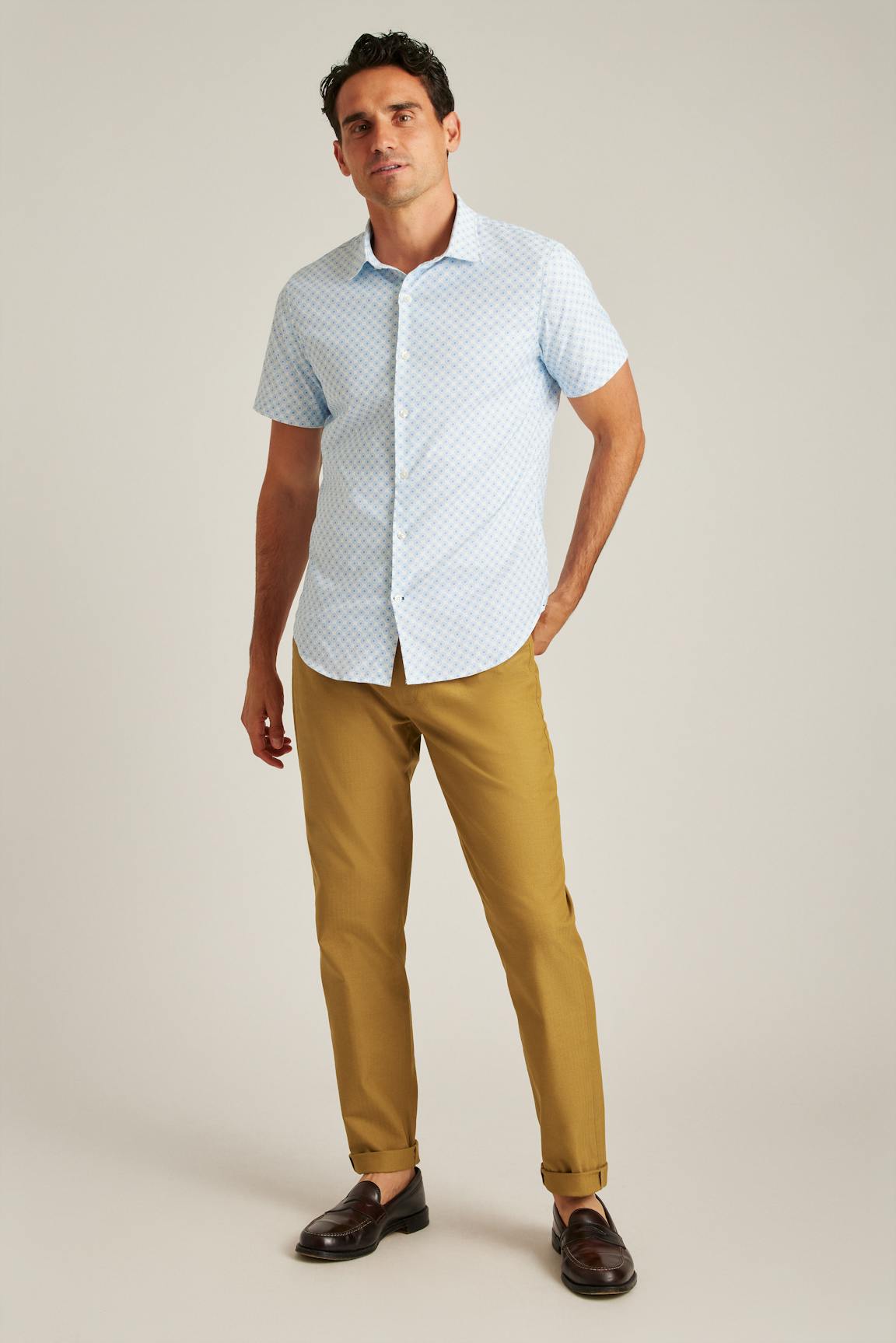 Herringbone 5-Pocket Pants