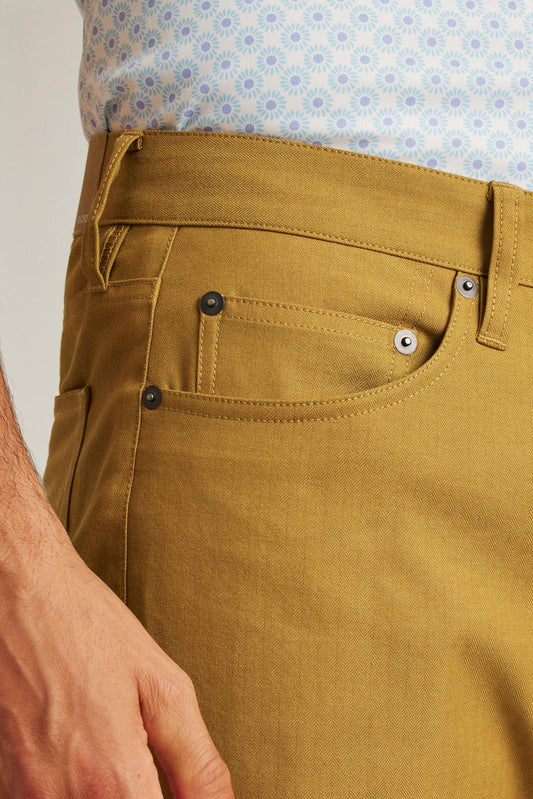 Herringbone 5-Pocket Pants