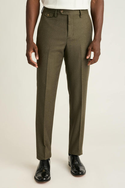 Jetsetter Italian Brushed Wool Dress Pant