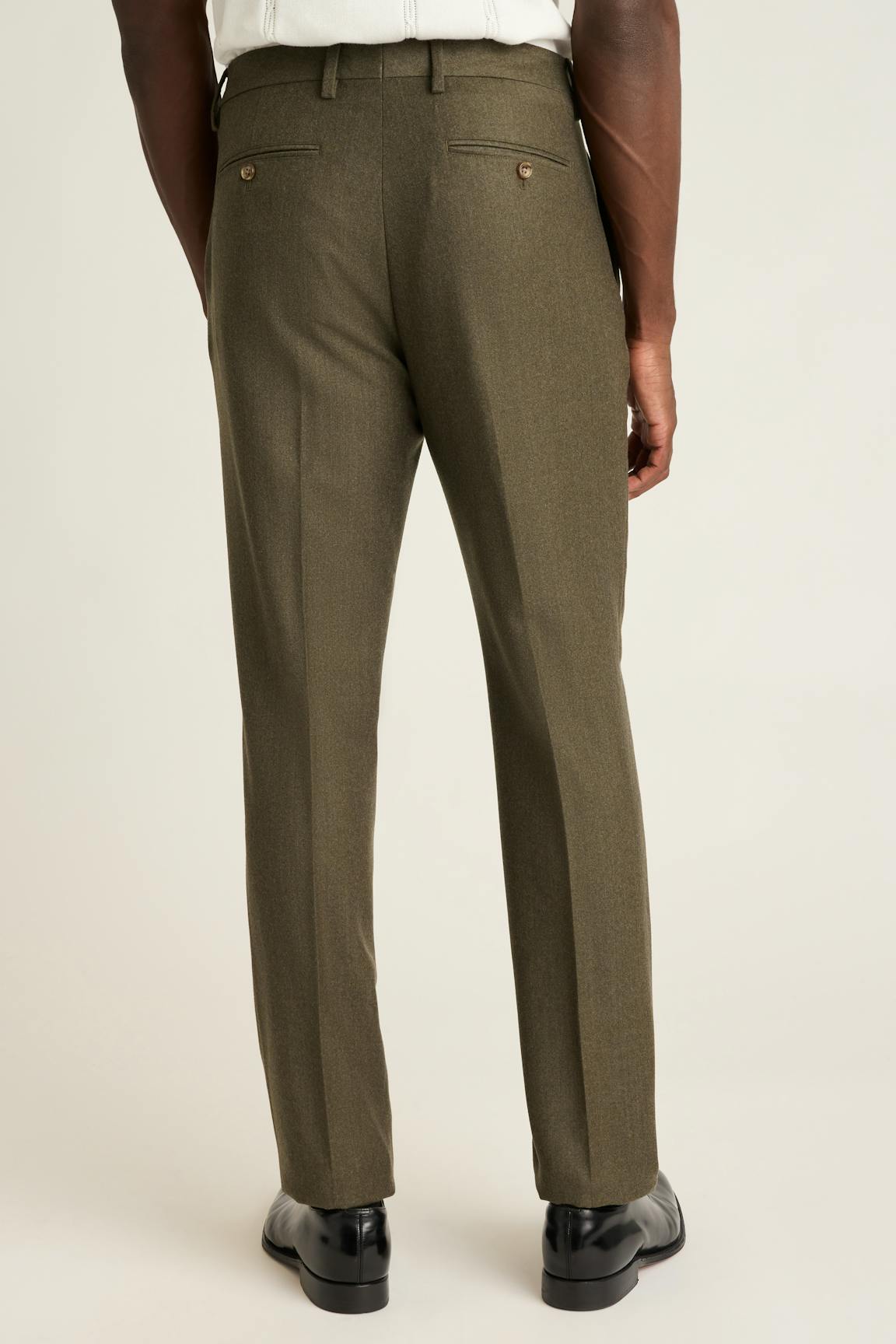 Jetsetter Italian Brushed Wool Dress Pant