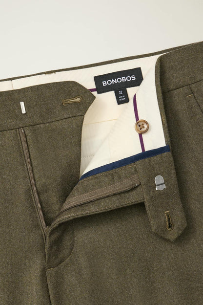 Jetsetter Italian Brushed Wool Dress Pant