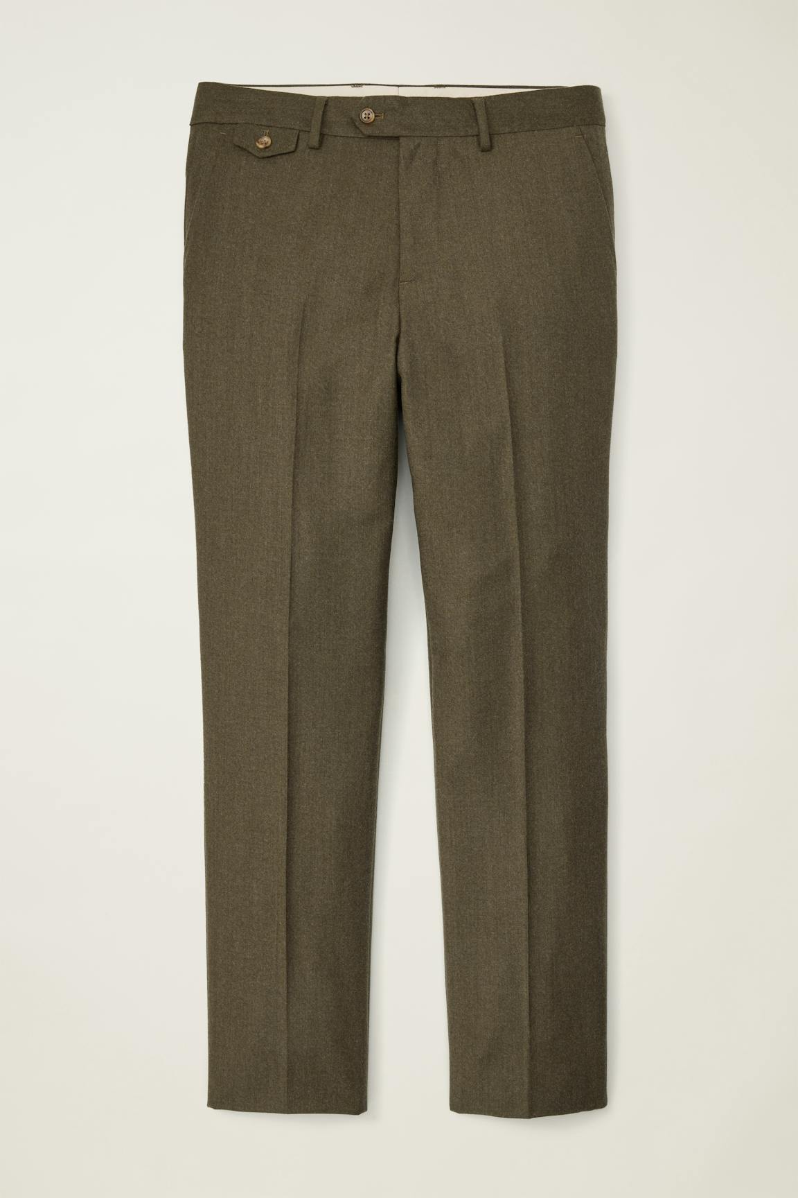 Jetsetter Italian Brushed Wool Dress Pant