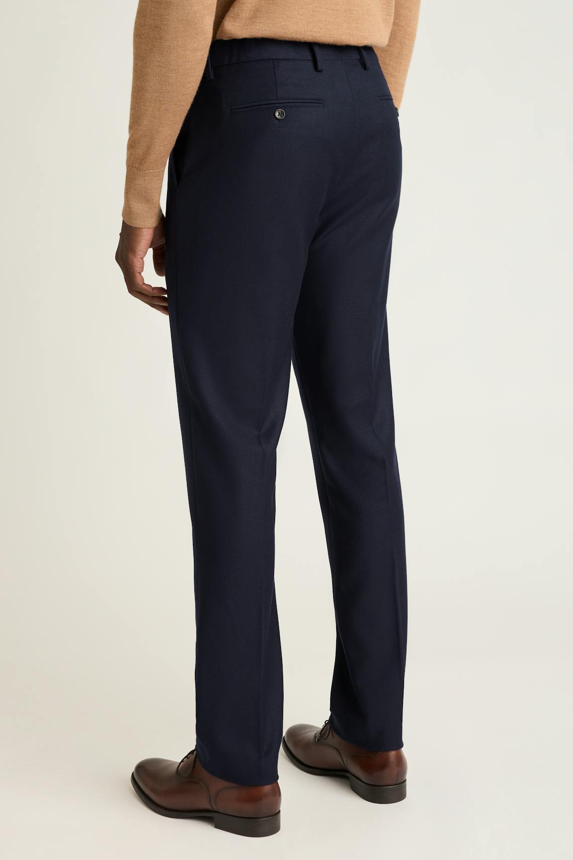 Jetsetter Italian Brushed Wool Dress Pant