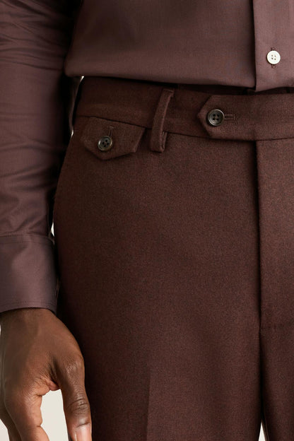 Jetsetter Italian Brushed Wool Dress Pant