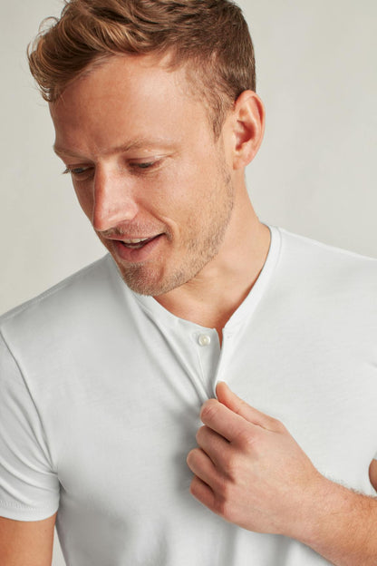 Pima Performance Short Sleeve Henley