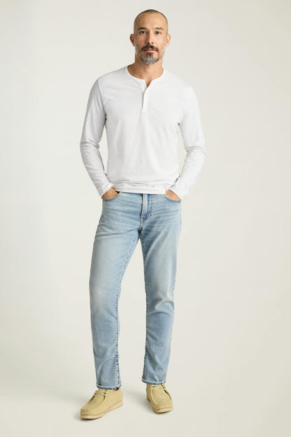Pima Performance Long Sleeve Henley