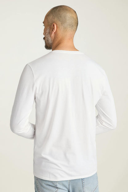 Pima Performance Long Sleeve Henley