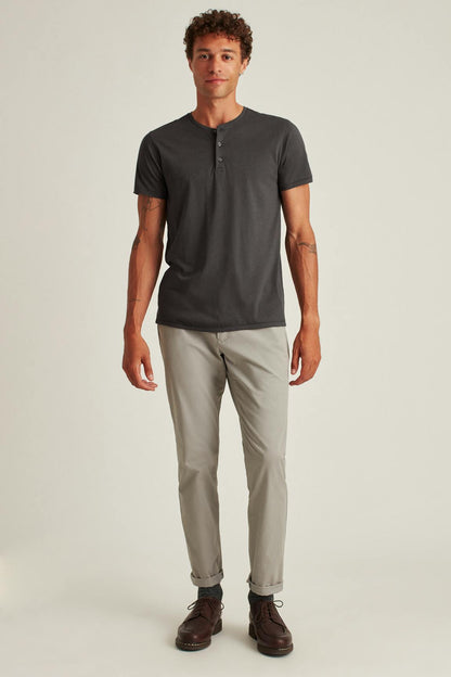 Pima Performance Short Sleeve Henley