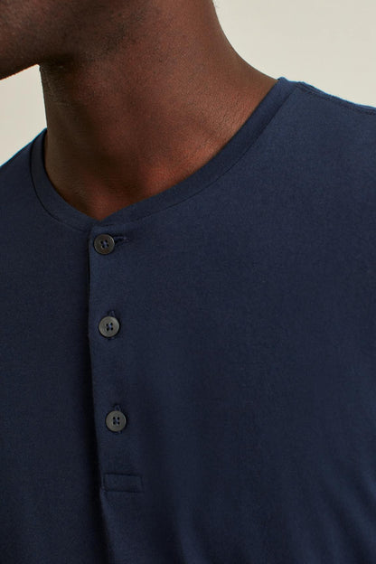 Pima Performance Short Sleeve Henley