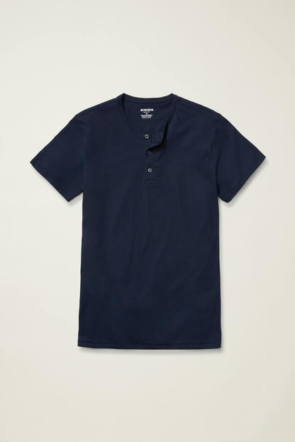 Pima Performance Short Sleeve Henley