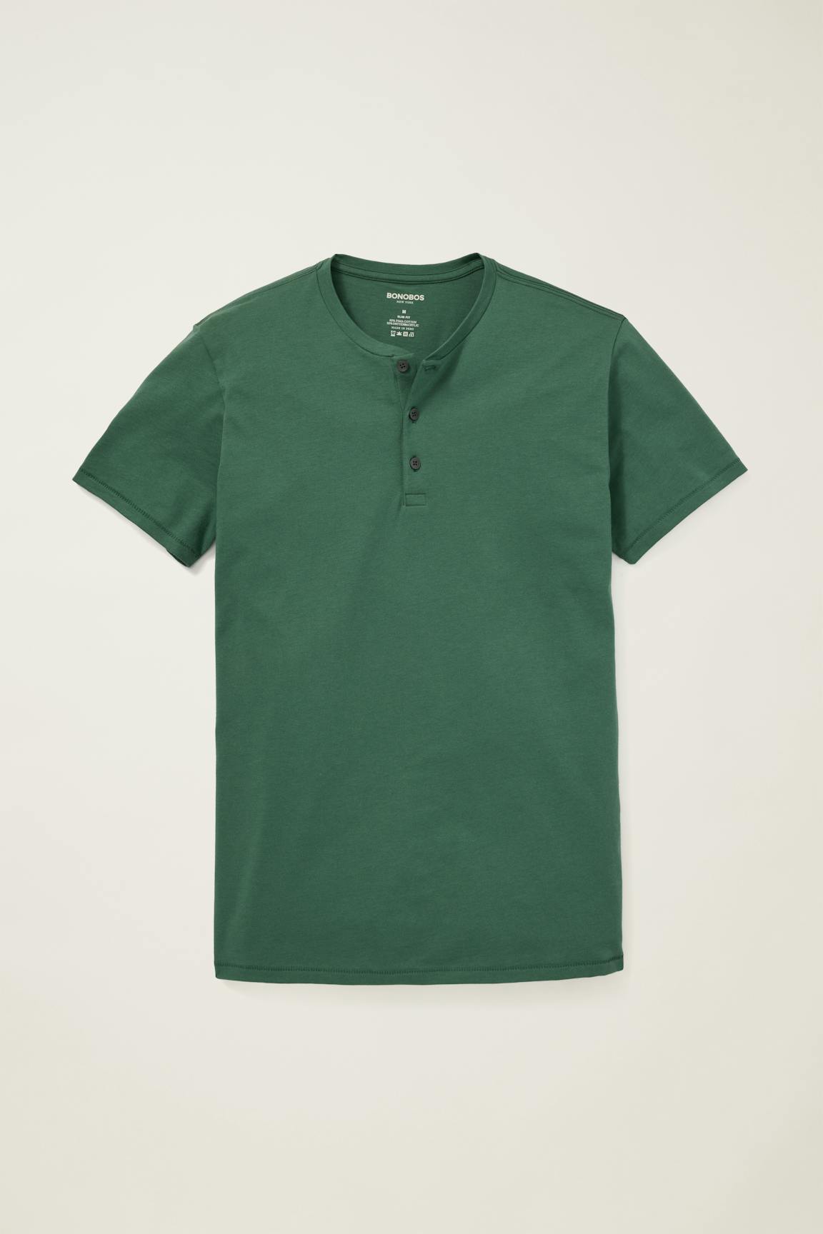 Pima Performance Short Sleeve Henley