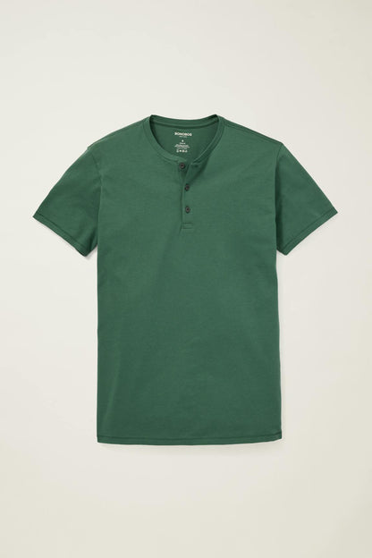 Pima Performance Short Sleeve Henley