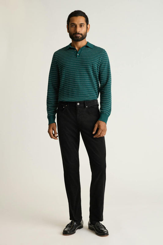 Hudson Long Sleeve Sweater Polo