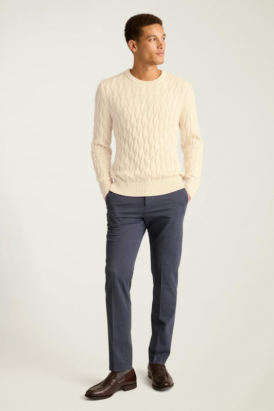 Italian Cotton Cable Sweater