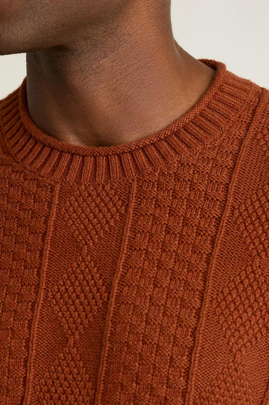 Cotton Cashmere Roll Neck Sweater