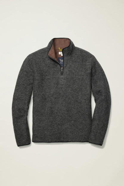 Italian Wool Fleece Quarter Zip