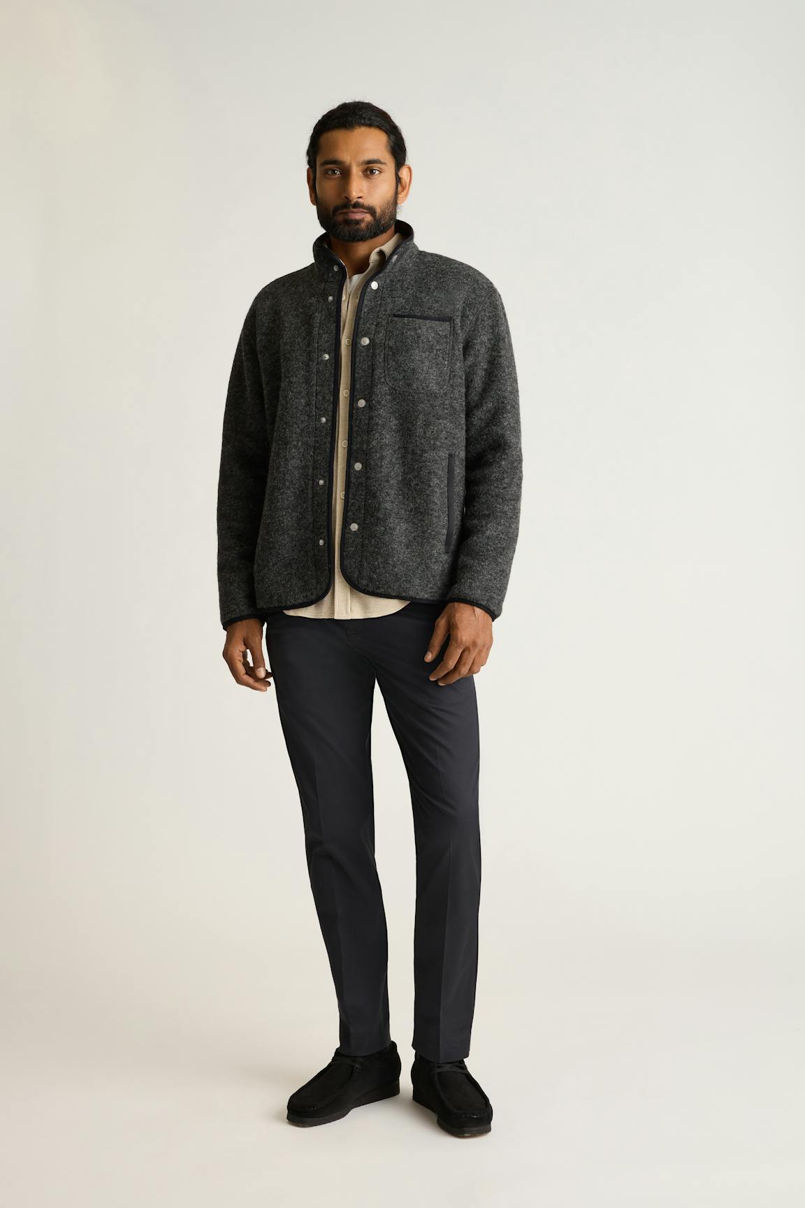 Italian Wool Fleece Jacket