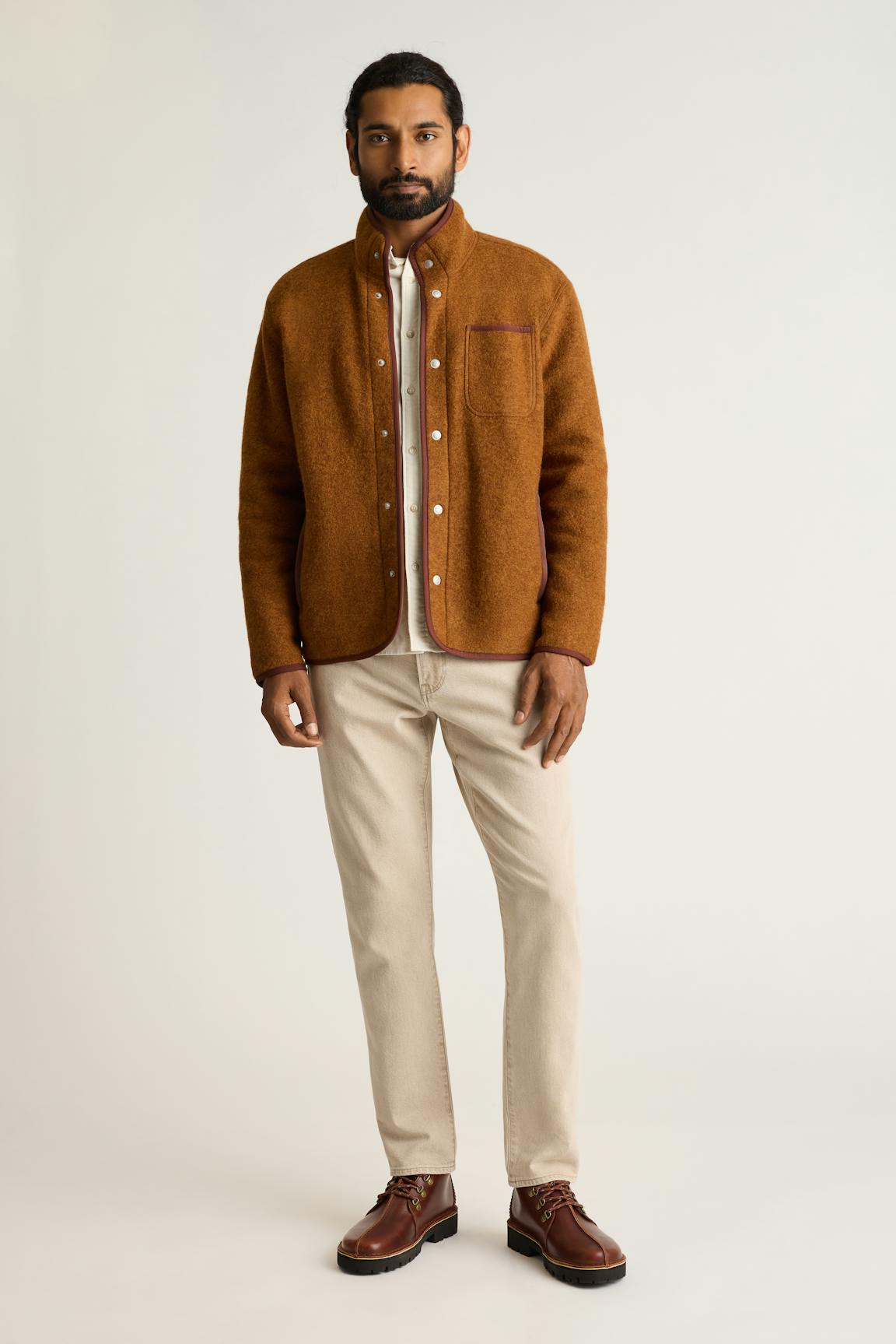 Italian Wool Fleece Jacket