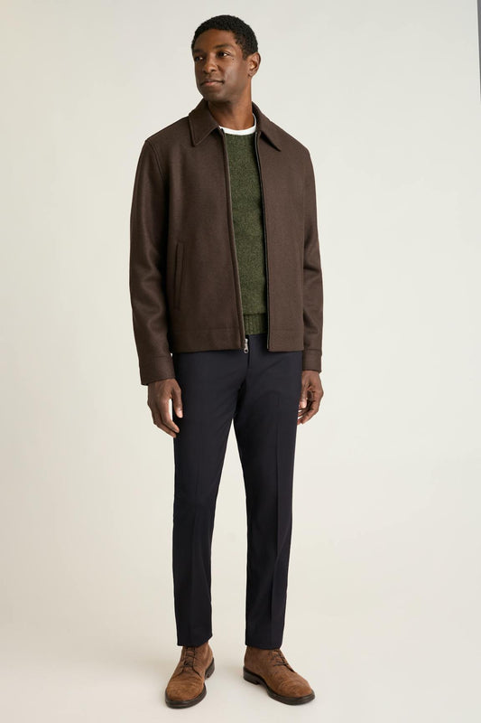 Italian Brushed Wool Deck Jacket