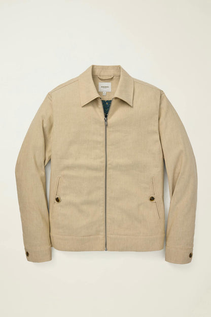 Aviator Linen Cotton Bomber