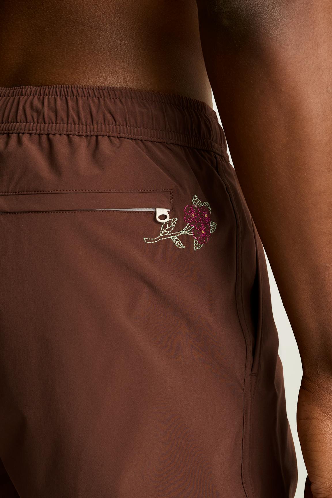 Throwback Swim Trunks