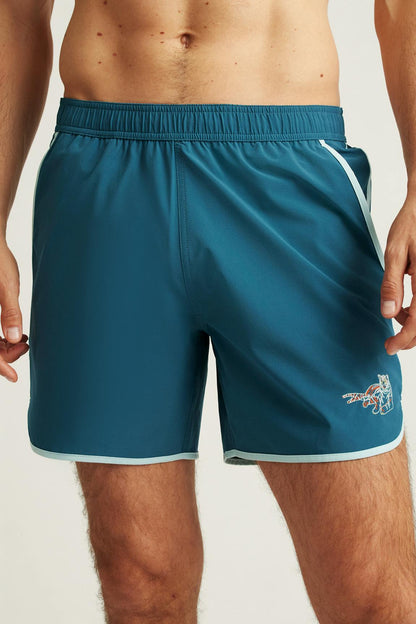 Throwback Swim Trunks