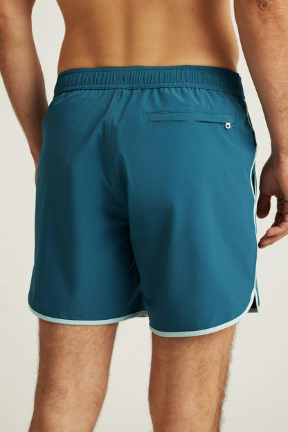 Throwback Swim Trunks