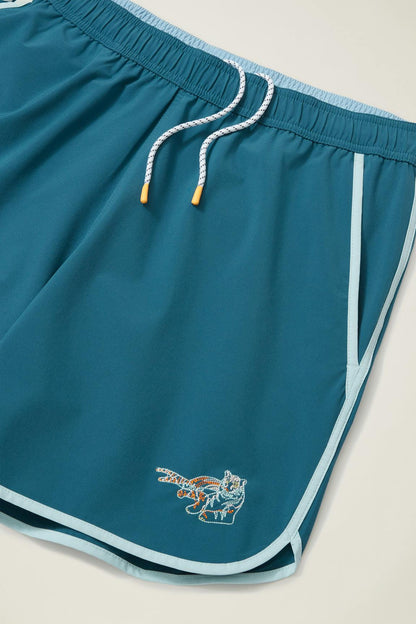 Throwback Swim Trunks