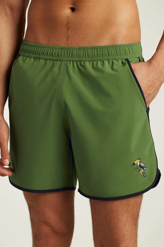 Throwback Swim Trunks