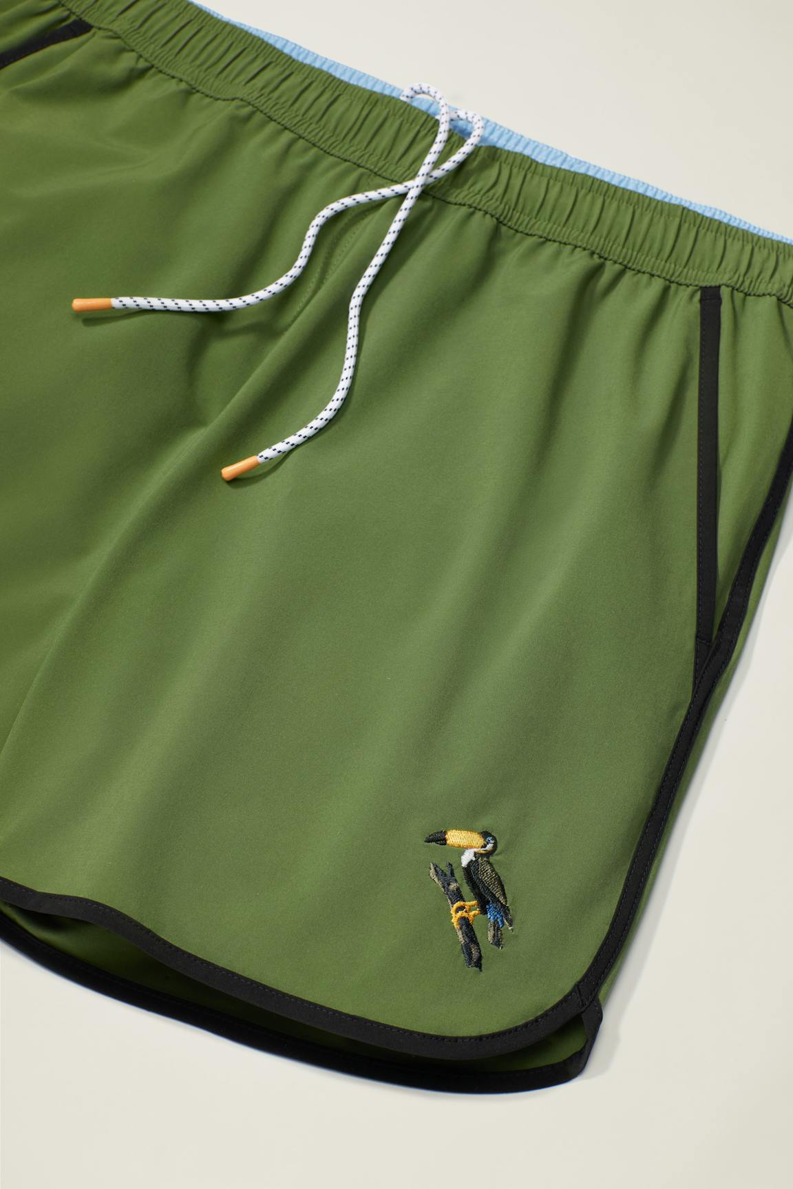 Throwback Swim Trunks