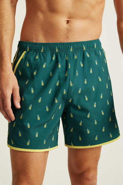 Throwback Swim Trunks