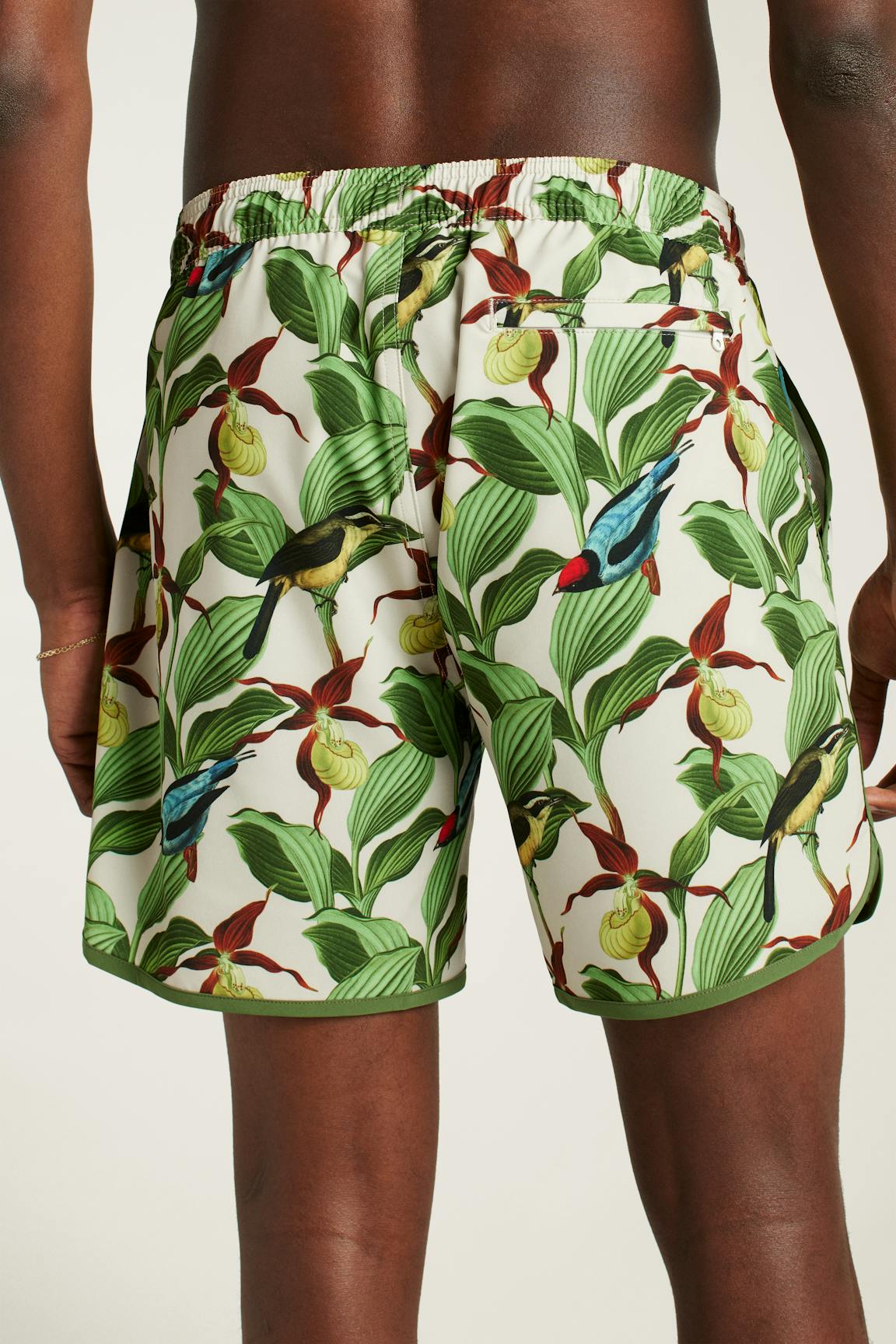 Throwback Swim Trunks