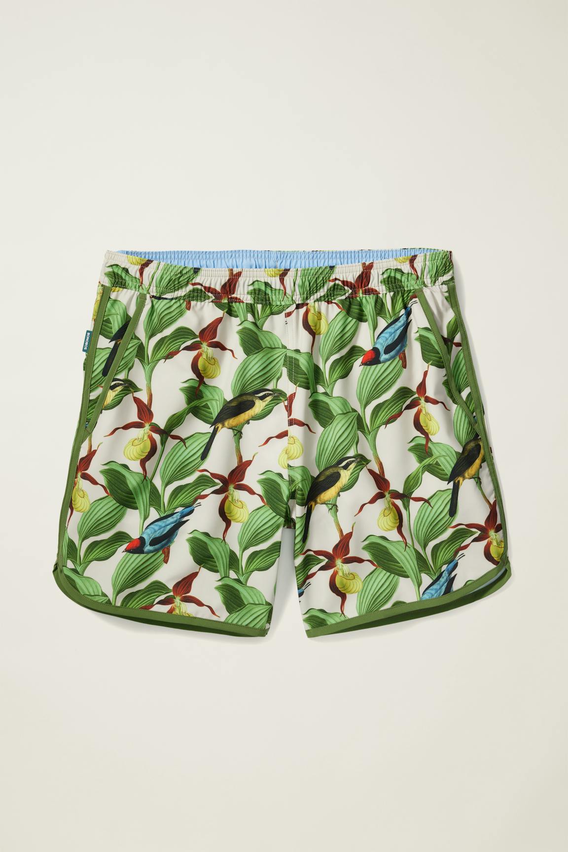 Throwback Swim Trunks